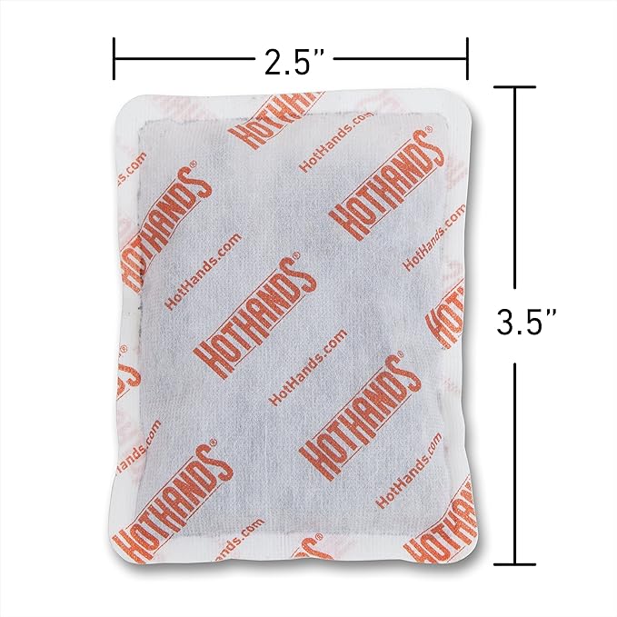 HotHands Body & Hand Super Warmers - Long Lasting Safe Natural Odorless Air Activated Warmers - Up to 18 Hours of Heat - 40 Individual Warmers