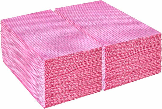 JEBBLAS 100 Ct Foodservice Cleaning Towel, Reusable Paper Towels,11.4" x 23.6" Kitchen Cloth, All Purpose Cleaning Towels, Foodservice Towel