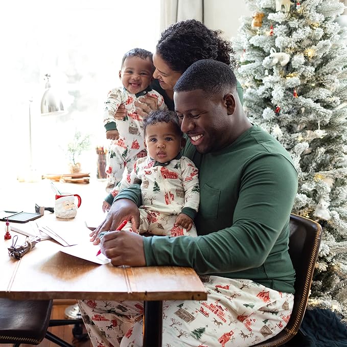 Burt's Bees Baby Baby Family Jammies Matching Holiday Organic Cotton Pajamas