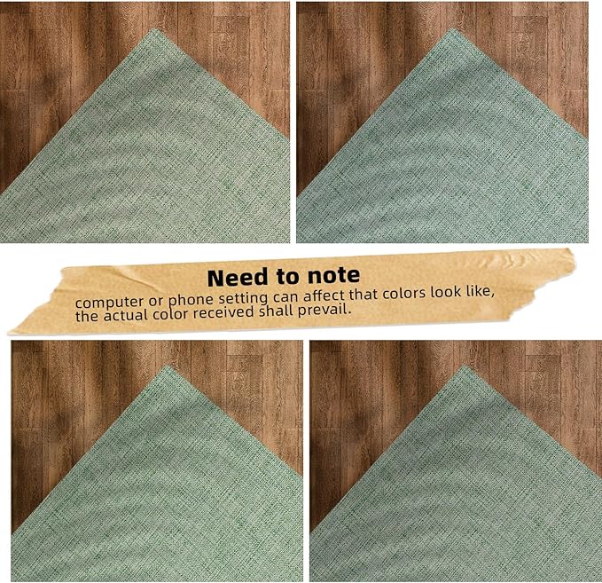 Vienrose Photo Album Scrapbook, 3 Ring 8" x 10" Linen Cover Kraft Paper Memory Book with 30 Sheets 60 Pages, Scrapbook Set for Wedding, Anniversary, Family, Travel, Sage Green
