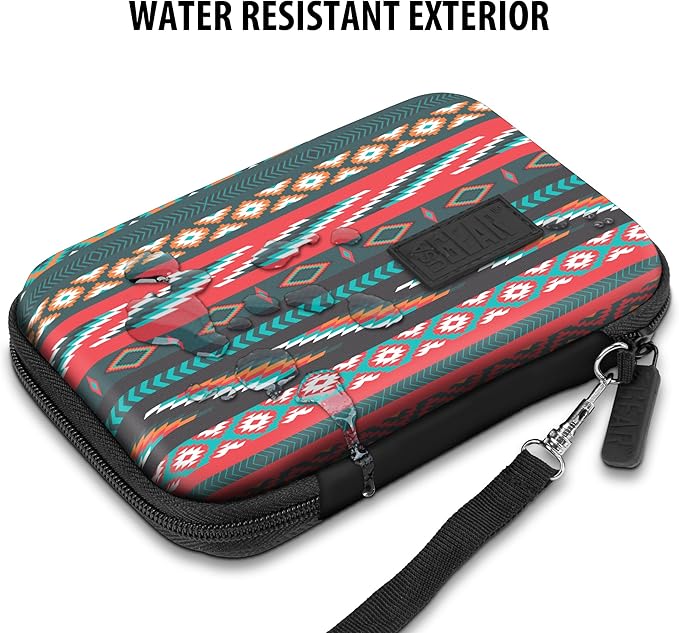 USA Gear Portable WiFi Hotspot for Travel Carrying Case - Internet Booster Case with Wrist Strap Compatible with 4G LTE Wi-Fi Mobile Hotspots from Verizon Orbic, Netgear, Huawei, GlocalMe - Southwest