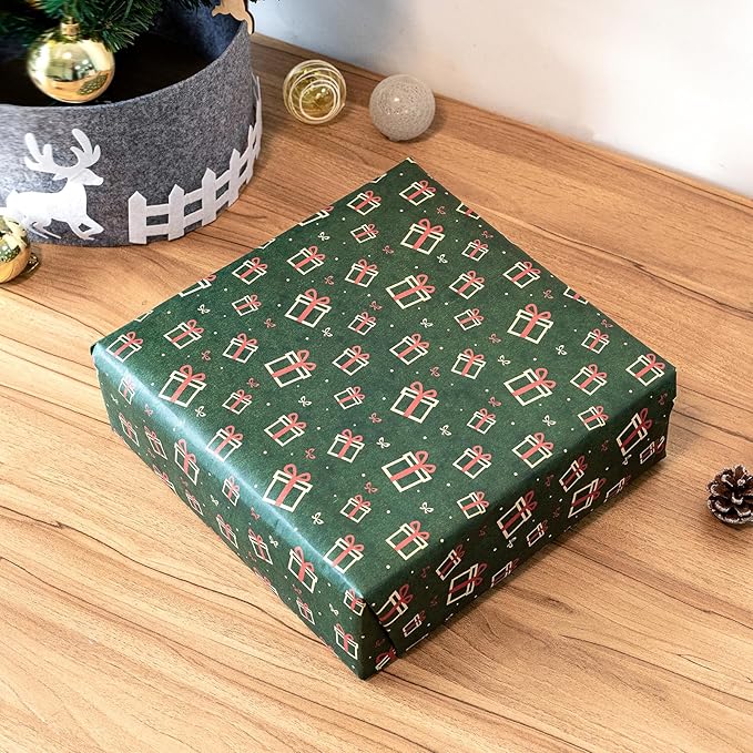 12x12x4 Inches Large Gift Boxes with Lids 16 Pack Extra Deep Square Shirt Clothes Scarf Box for Christmas Presents, Holidays, Birthday, Wedding Gift Wrapping White