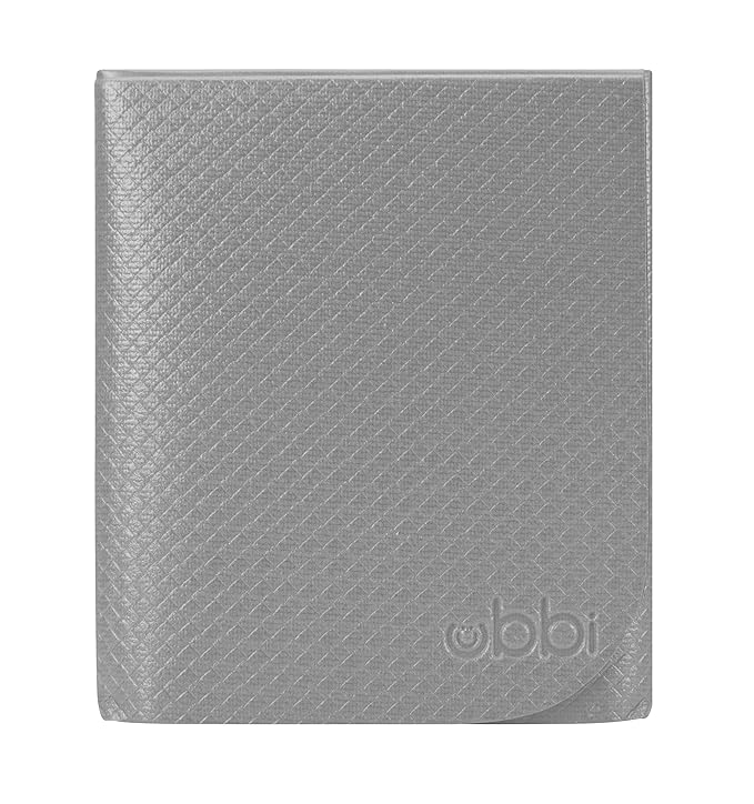 Ubbi On-the-Go Diaper Changing Baby Mat, Soft and Comfortable Diaper Bag Accessory Must Have for Newborns, Easy to Clean, Portable Folding Pad, Baby Traveling Accessories, Gray