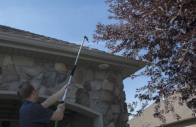 10-Pack Orbit 58543 Telescoping Gutter Cleaning Wand, Silver