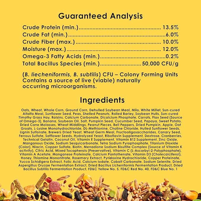 Kaytee Fiesta Mouse & Rat Food, Nutritious Blend, 2 Pounds | More mealtime fun. Mouse food blend. Fruits, veggies, rat enrichment