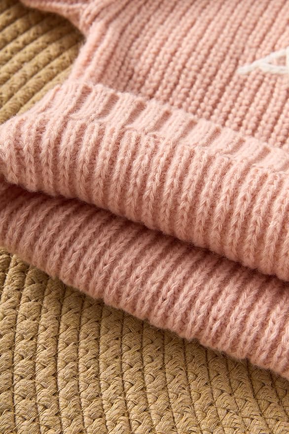 Personalized Knit Baby Boy Girl Sweater with Name Custom Pullover Sweatshirt Custom Baby Gifts