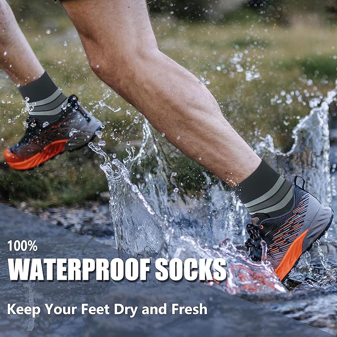 Waterproof Socks Neoprene Unisex Breathable Outdoor Sports Hiking Fishing Wading Crew/Ankle Socks