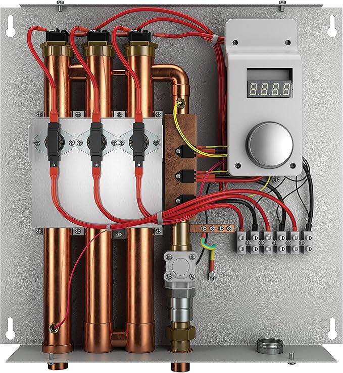 Rheem RTEX-24 24kW 240V Electric Tankless Water Heater, Gray