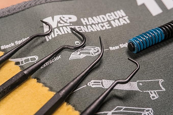 Tipton Cleaning Picks with Shaped Ends, 4 Pack, Polymer, Stainless Steel, for Cleaning, Maintenance, and Gunsmithing