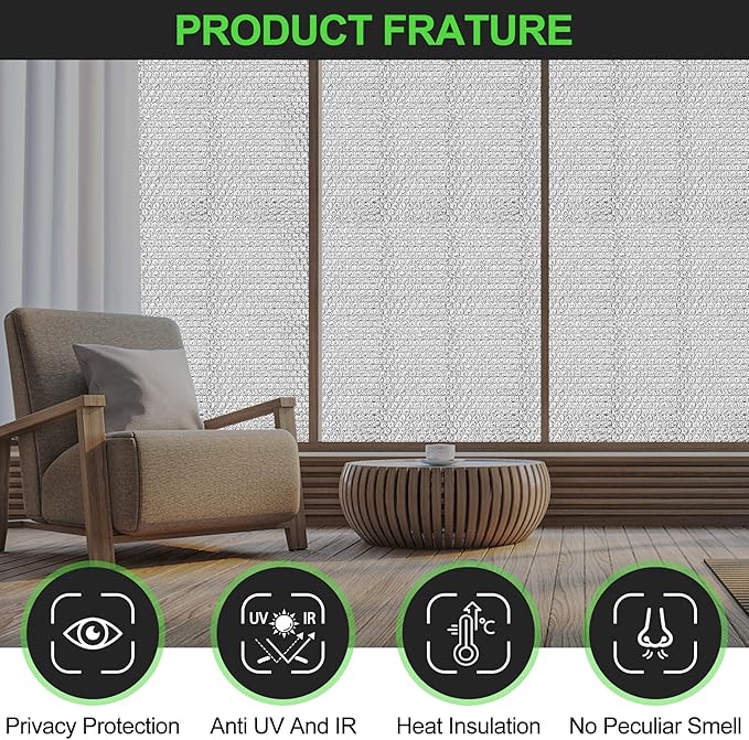 Reflective Insulation Roll 59 inch x 8.2Ft Double Bubble Reflective Aluminum Foil Wrap Insulation Sheet Thermal Shield Radiant Barrier for Winter RV Window Thermal Cold Insulation Summer Heat - Silver
