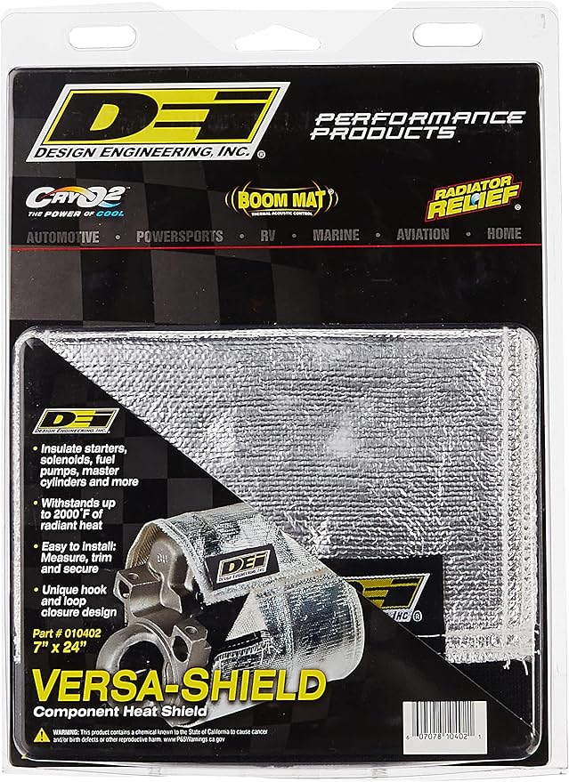 Design Engineering 010402 Versa-Shield 7" x 24" Starter Heat Shield Wrap