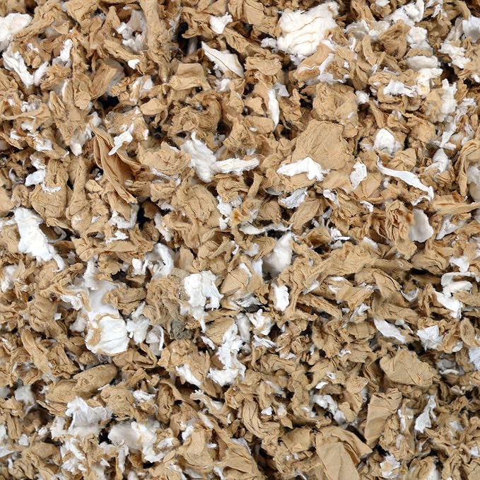 Oxbow Small Animal Bedding, Hamster, Guinea Pig, Rabbit, Blend, USA, 72 L | Pure Comfort, Hamster Bedding, Guinea Pig Bedding, Low Dust, Virgin Paper, Litter Box, Bunny, Rats, Gerbils, Chinchillas