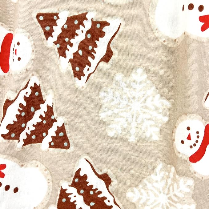 JAMIE Matching Family Jammies Holiday Pajamas 100% Organic Cotton PJs Adults, Kids, Toddlers, Baby, Pets