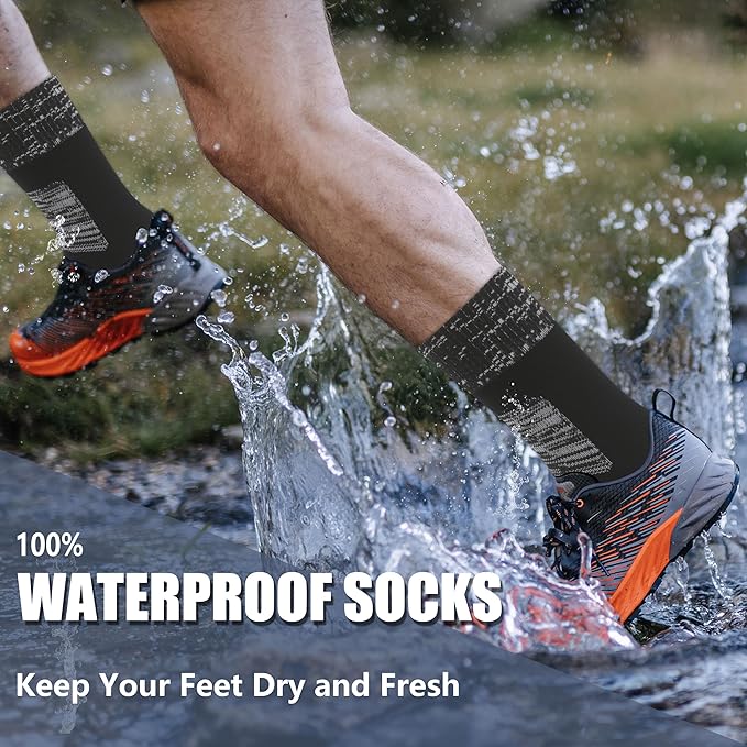 Waterproof Socks Neoprene Unisex Breathable Outdoor Sports Hiking Fishing Wading Crew/Ankle Socks