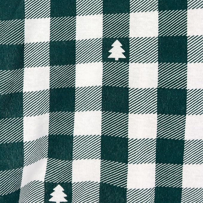 JAMIE Matching Family Jammies Holiday Pajamas 100% Organic Cotton PJs Adults, Kids, Toddlers, Baby, Pets