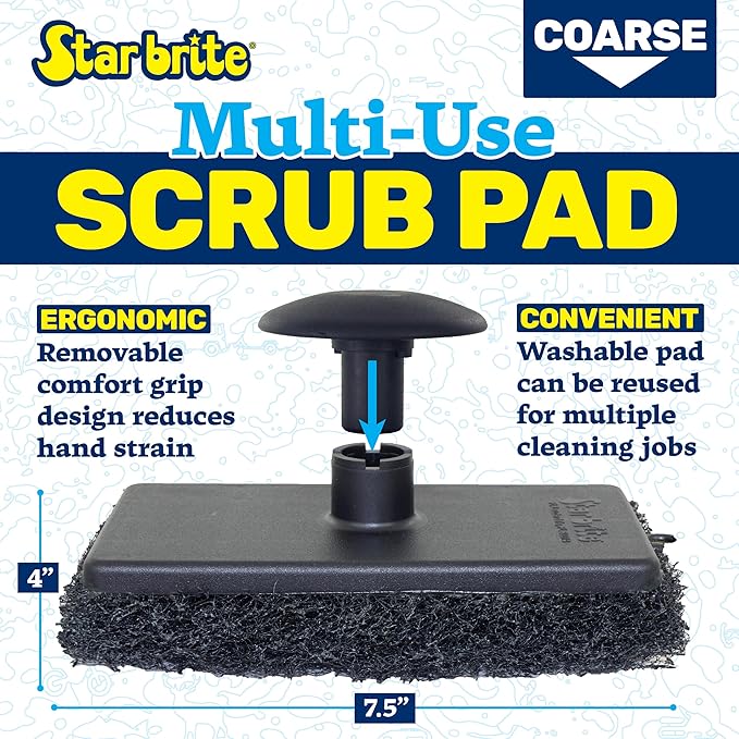 STAR BRITE Scrubber/Coarse (Black) (040020P)