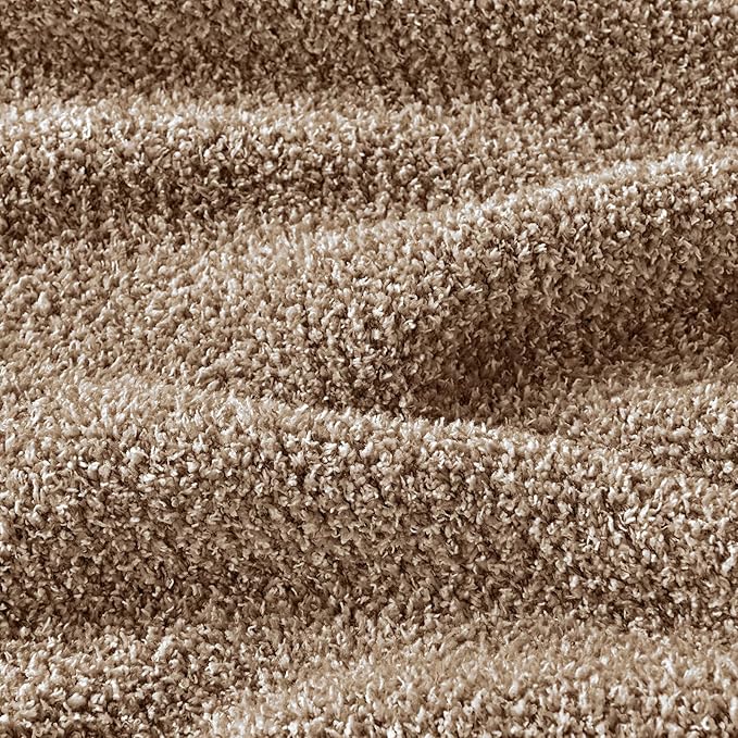 CozeCube Super Soft Fullfy Microfiber Reversible Knitted Blankets, Warm Cozy Fuzzy Plush Throw, Dark Brown and White Melange Throw Blanket for Couch Bed Sofa, 60" x 80"