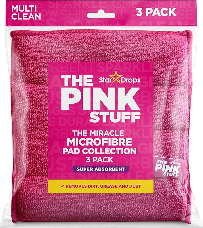 Stardrops – The Pink Stuff – Miracle Microfibre Pad Collection (Pack of 27)