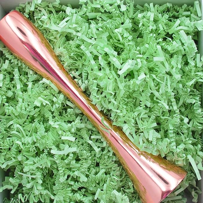 Uptotop 2 LB Crinkle Cut Paper Shred Filler for Gift Wrapping Basket Filling, Birthday, Christmas, Thanksgiving, Wedding, Mother's Day, Green