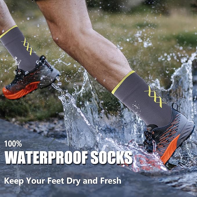 Waterproof Socks Neoprene Unisex Breathable Outdoor Sports Hiking Fishing Wading Crew/Ankle Socks