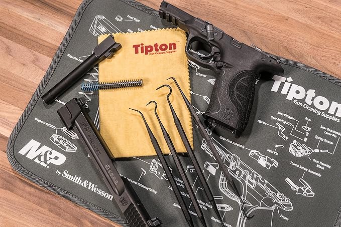 Tipton Cleaning Picks with Shaped Ends, 4 Pack, Polymer, Stainless Steel, for Cleaning, Maintenance, and Gunsmithing