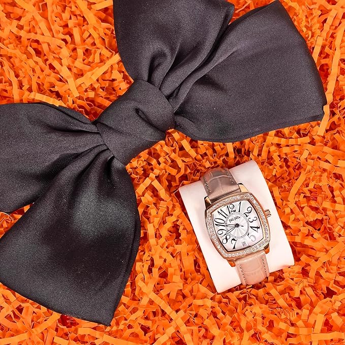 NEWMIAO 1 LB Orange Crinkle Cut Paper Shred Filler for Gift Baskets Stuffing, Shredded Crinkle Paper for Gift Box Bag Basket Filler Decoration Christmas Wedding Birthday Bridesmaid Gift Wrapping