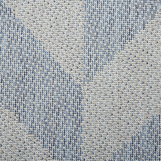 Nicole Miller New York Patio Country Calla Contemporary Herringbone Indoor/Outdoor Area Rug, Blue/Grey, 7'9"x10'2"